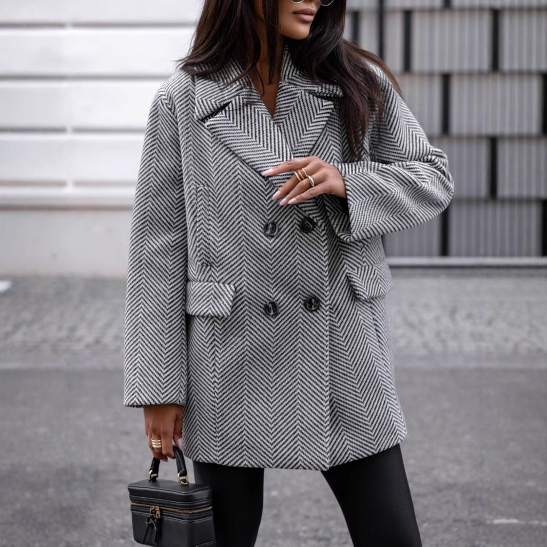 Loose Woolen Coat