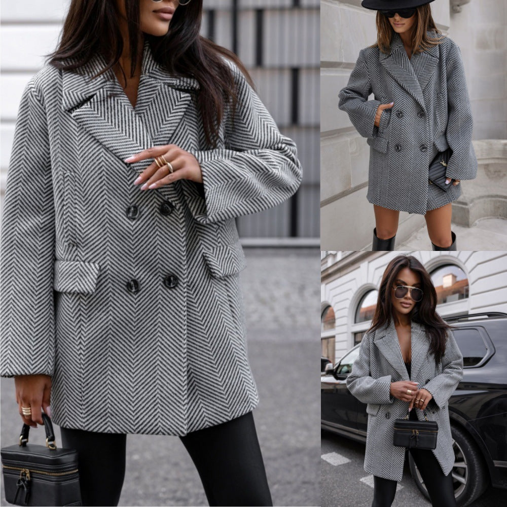 Loose Woolen Coat