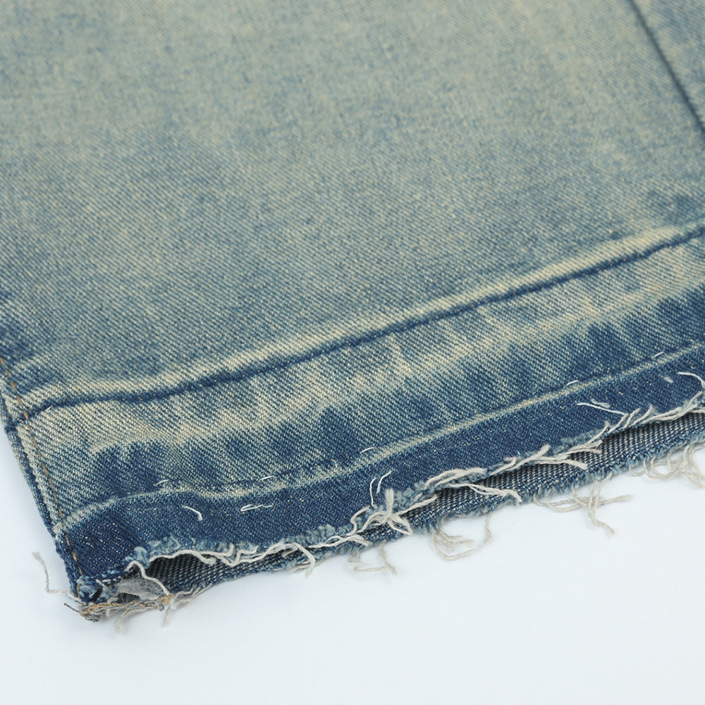 RAW EDGE DENIM FLARE