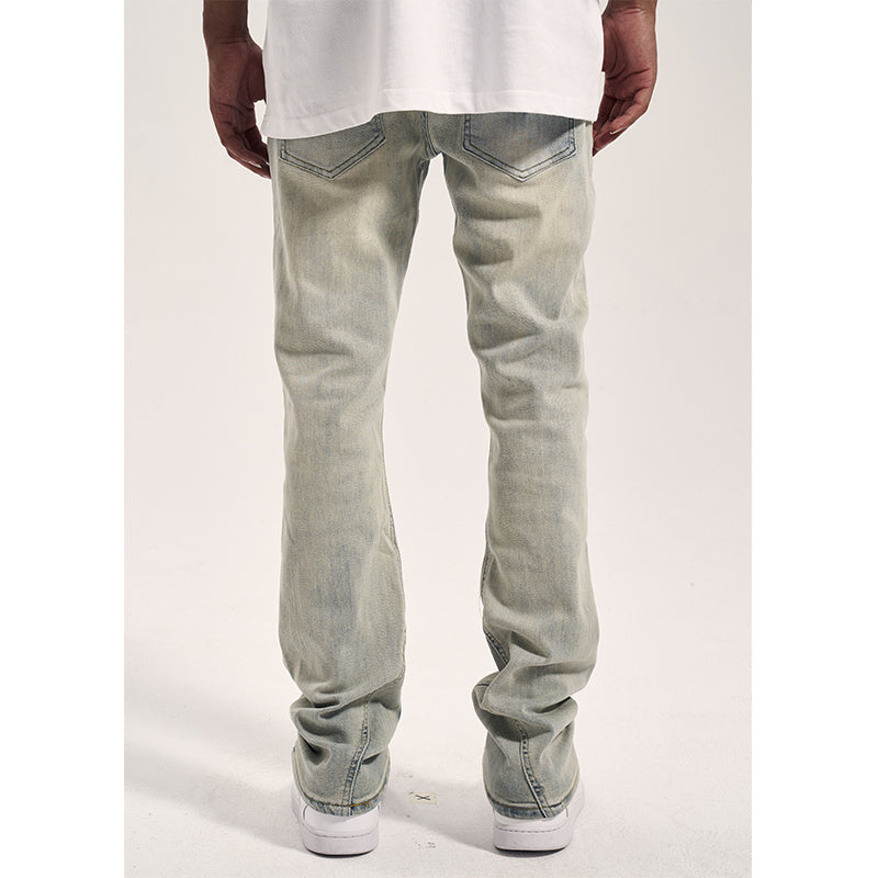 YELLOW MUD WASHED PANT