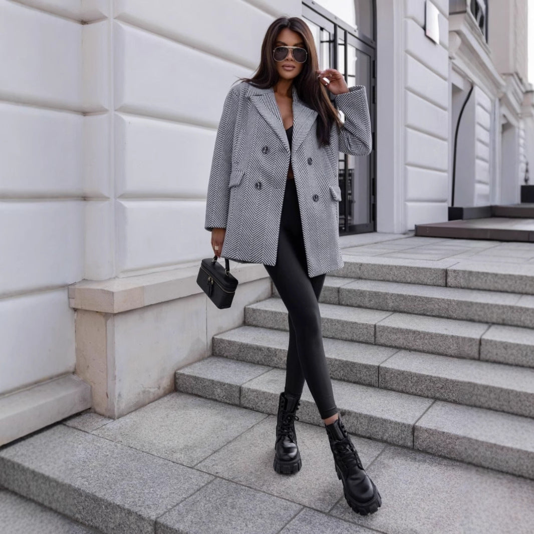 Loose Woolen Coat