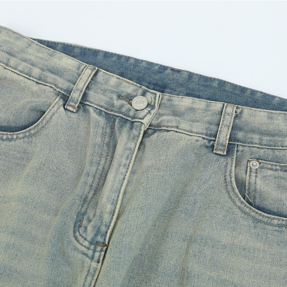 RAW EDGE DENIM FLARE