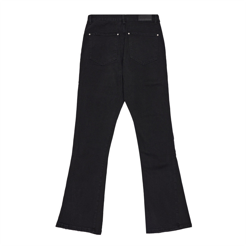 CARGO DENIM FLARE PANT