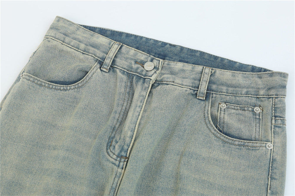 RAW EDGE DENIM FLARE