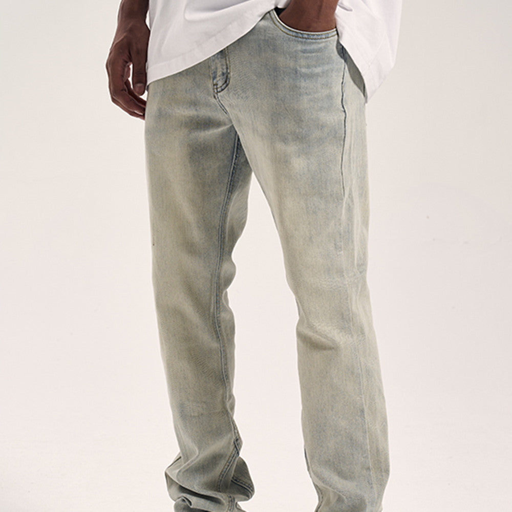 YELLOW MUD WASHED PANT