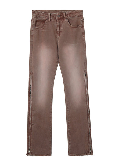 SIDE ZIPPER DENIM PANT