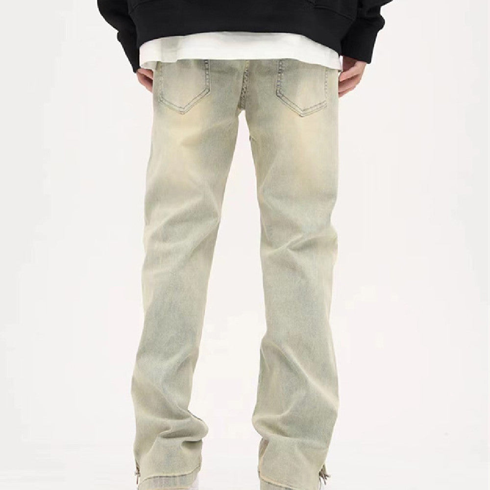 CASUAL TAPERED ZIP PANT