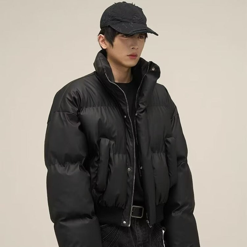 ZIPPED BAGGY COAT